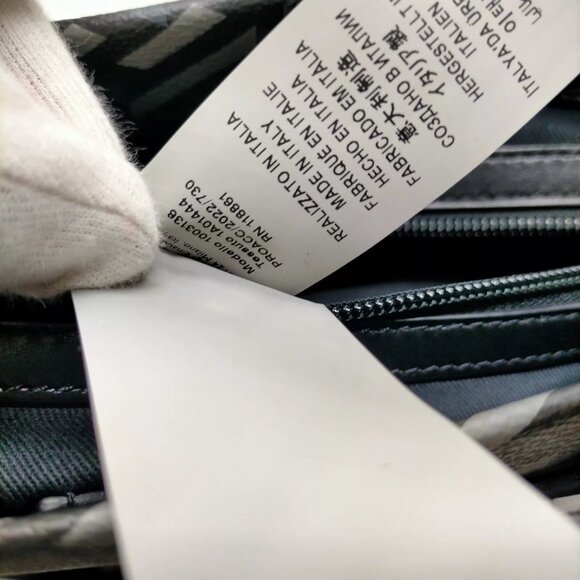 459384BH (X6) Versace Crossbody Bag Black PVC - Picture 8 of 9